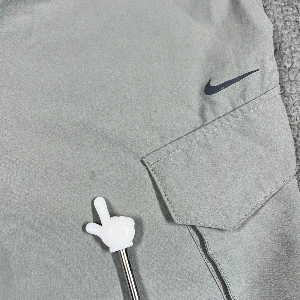 Nike Cargo Pants Kids XL Woven Jogger Sportswear Gray Gorpcore